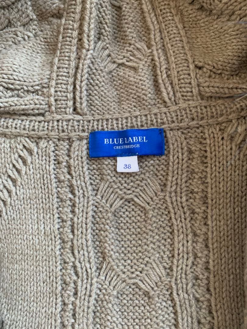 バーバリー ブルーレーベル BURBERRY ファー コート Mサイズ