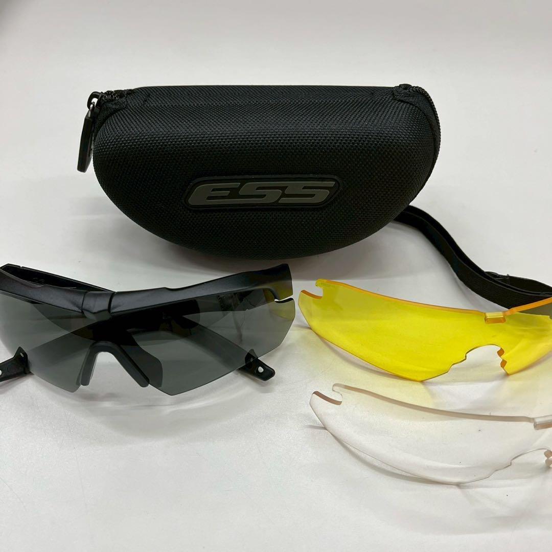 25K4 ESS イーエスエス クロスボウ サングラス 3レンズ ケース付