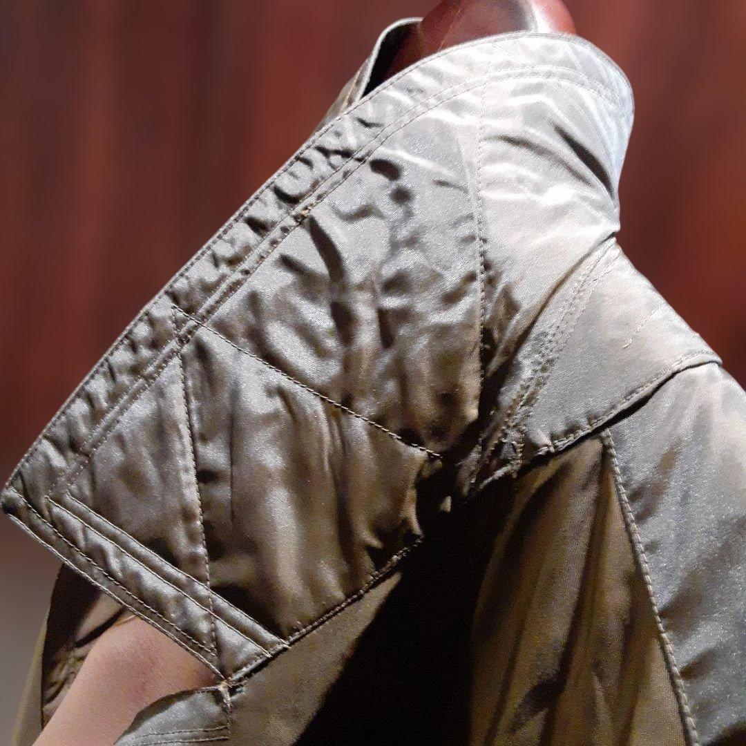 イタリア製 ヴィンテージ　 玉虫色 コート 一枚袖