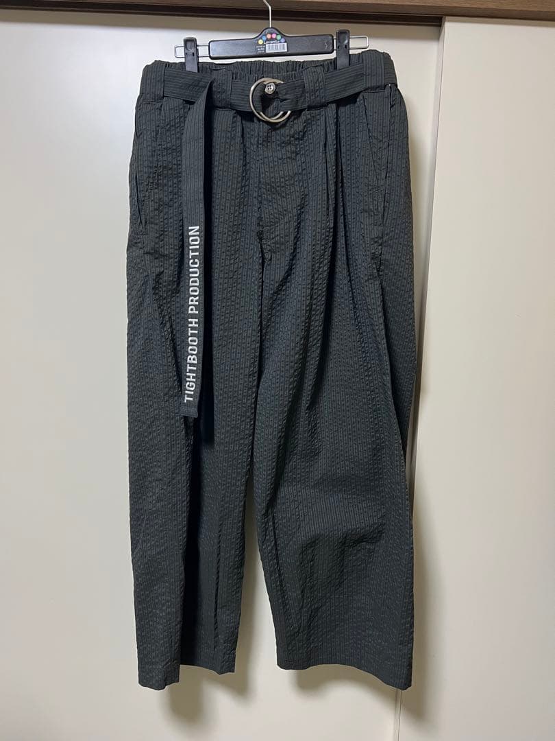 tightbooth ストライプ バギー スラックス タイトブース