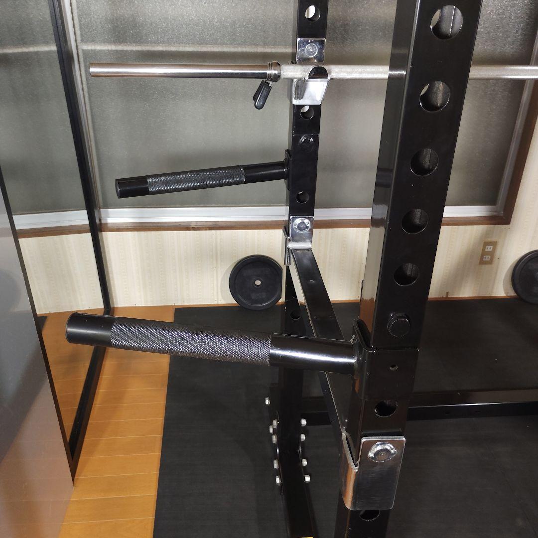 POWERTEC パワーラック ＋ バーベルバー ＋ 全身ミラー ＋ マット