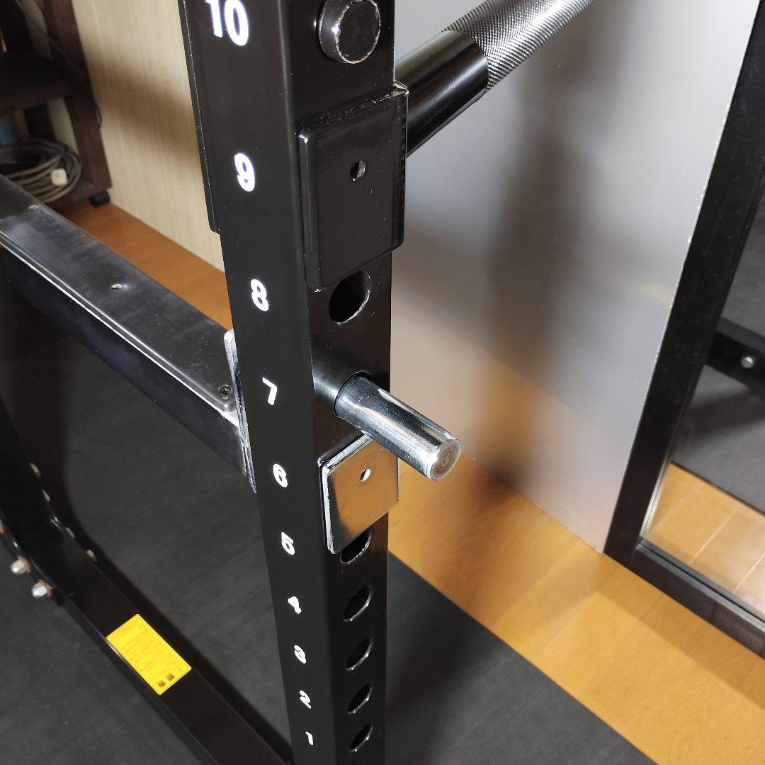 POWERTEC パワーラック ＋ バーベルバー ＋ 全身ミラー ＋ マット