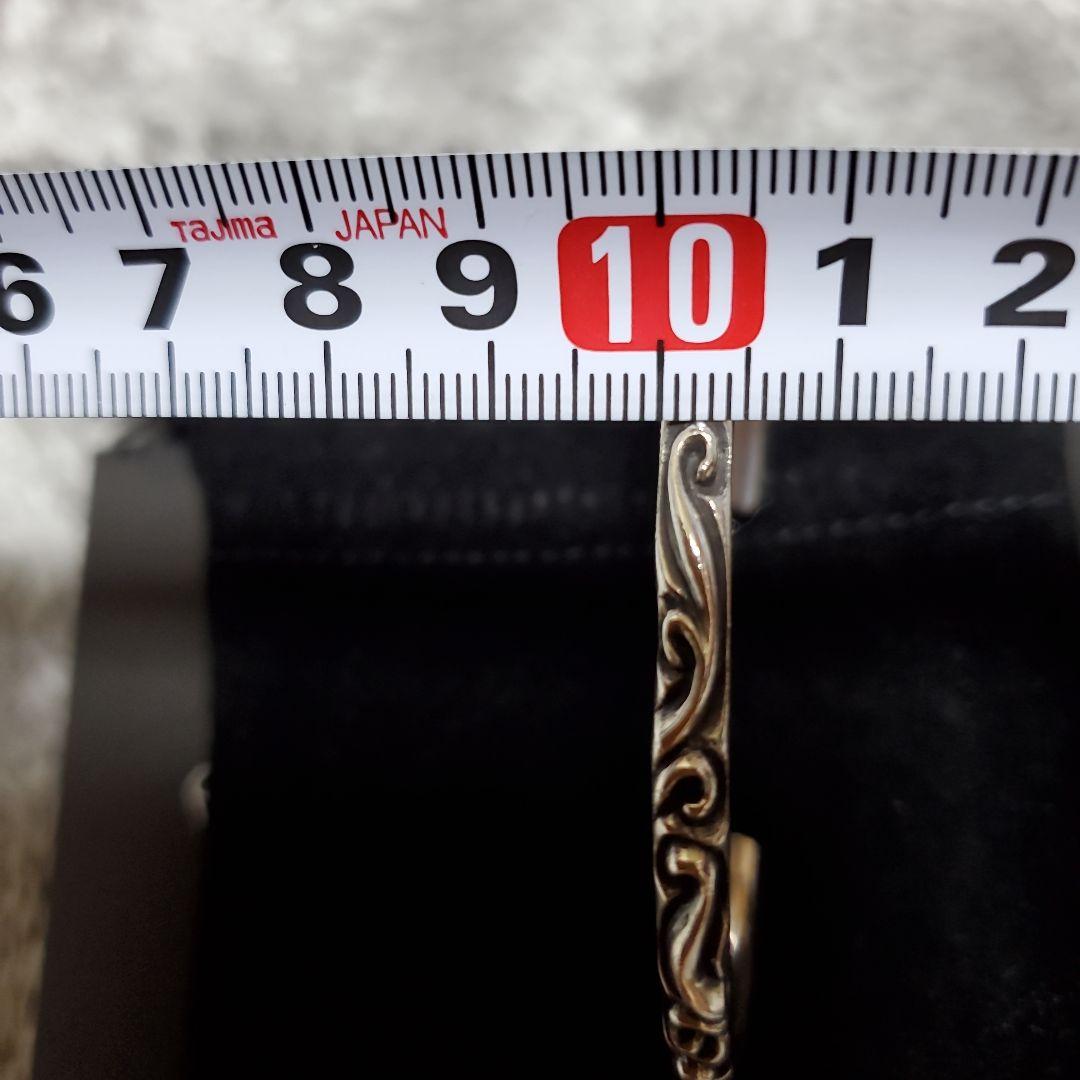 【土日特価】CHROME HEARTS クロムハーツ スクロールバングルサイズ2