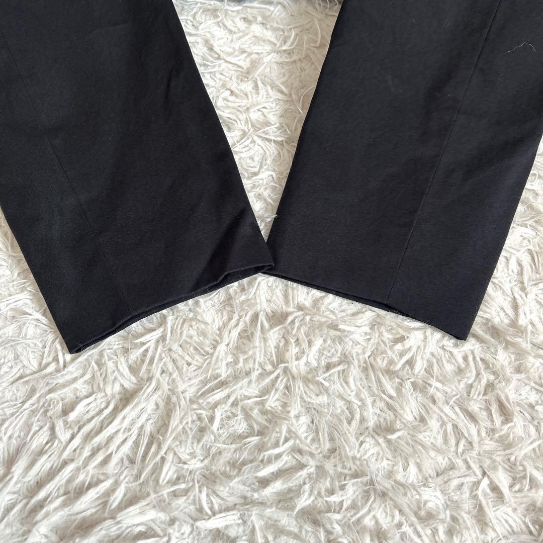 美品⁂センソユニコ⁂メフウ⁂ロングコート　薄手　アシメ　変形襟　ブラック　M