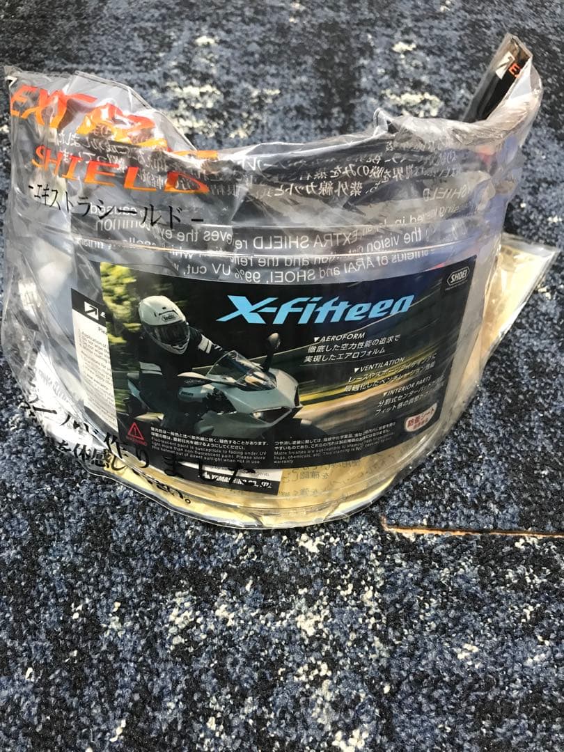 SHOEI X-Fifteen フルフェイスヘルメット ミラーシールド付き