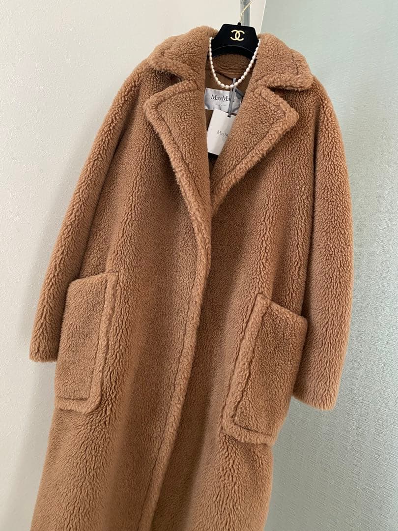 ★MaxMara マックスマーラ アイコン テディベアコート★キャメル