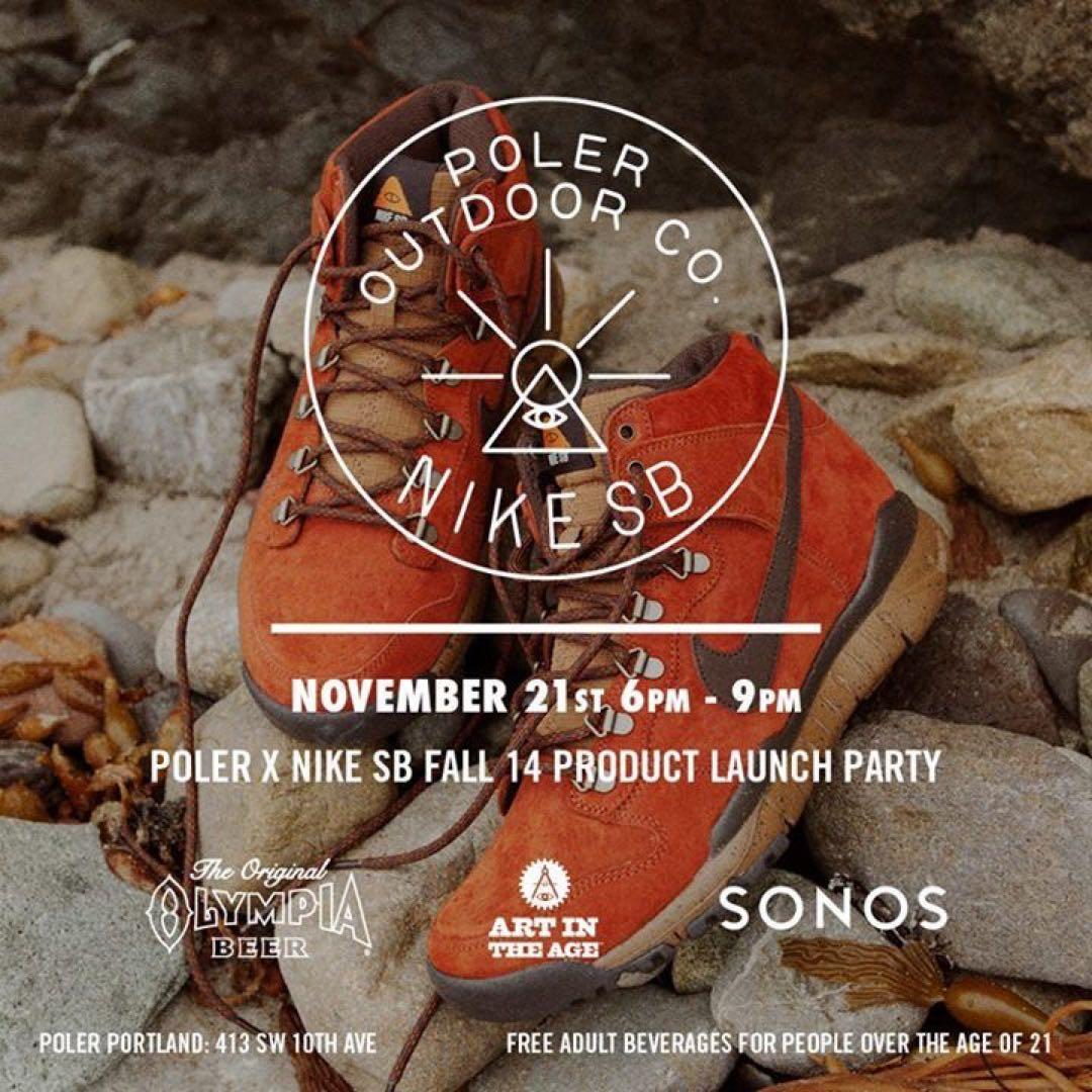 POLER × NIKE SB DUNK ダンクハイ26.5 cm