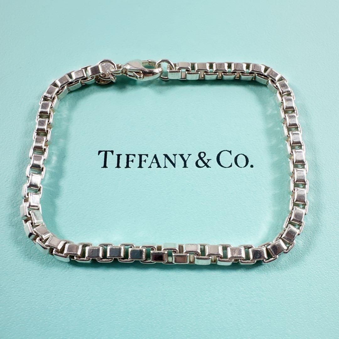 TIFFANY&Co ティファニー ブレスレット ベネチアン BOX 人気 銀