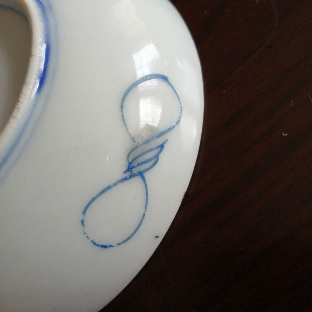 美濃焼　染付色絵小皿　20枚　12.3cm　大正期