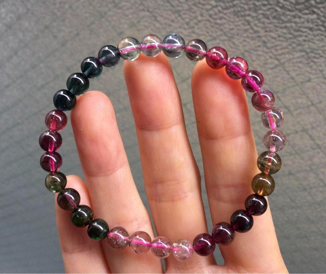 【プレミアム品質】◆希少カラー 高透明&高発色 トルマリン 6mm「賢者の色」