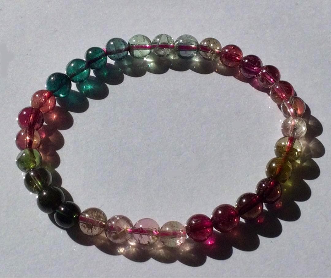 【プレミアム品質】◆希少カラー 高透明&高発色 トルマリン 6mm「賢者の色」