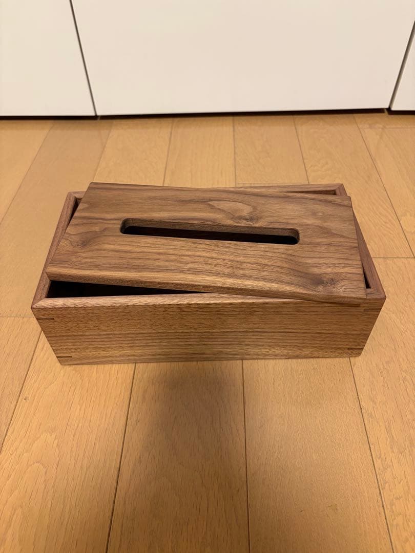 マスターウォール　masterwal ティッシュボックス　ウォールナット 新品