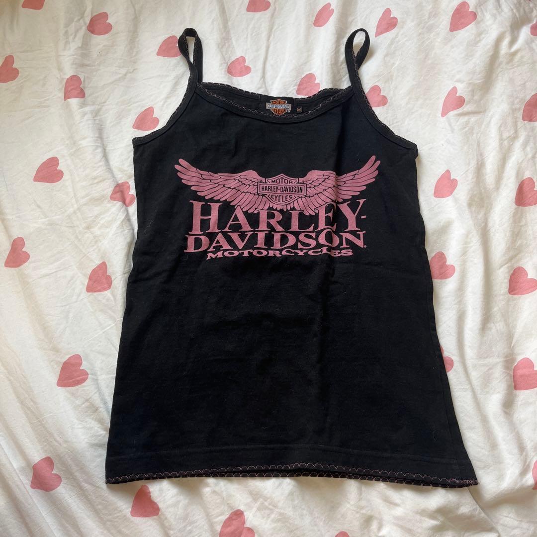 Harley-Davidson キャミ　Y2k海外ガール平成ギャル