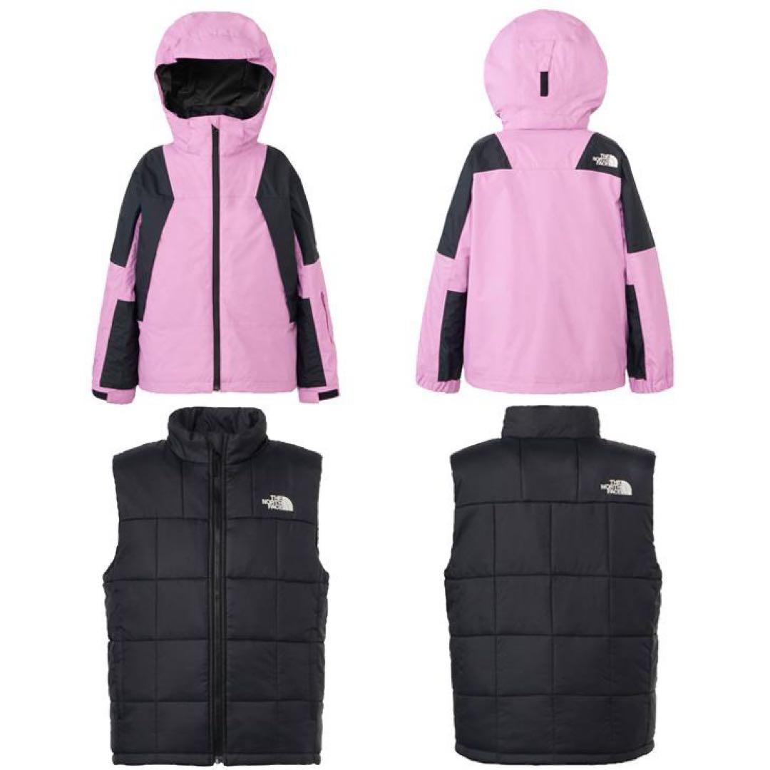 ノースフェイスキッズ用スノーウェア　ウーロススノートリクライメイトジャケット