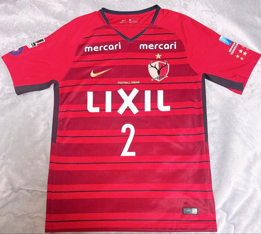 2018 鹿島アントラーズ 内田篤人 2番 ユニフォーム Mサイズ