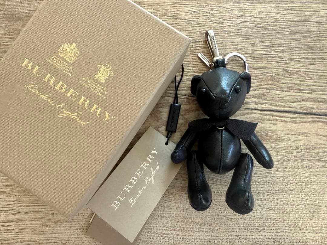 BURBERRY バーバリー キーホルダー チャーム トーマスベア レザー くま