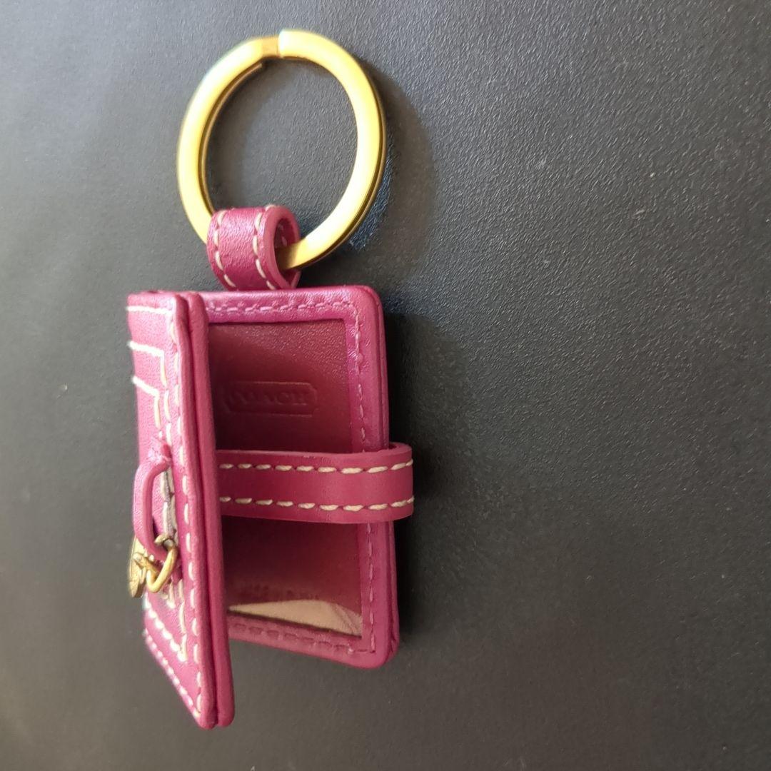 COACH コーチキーホルダー　ミニフォト
