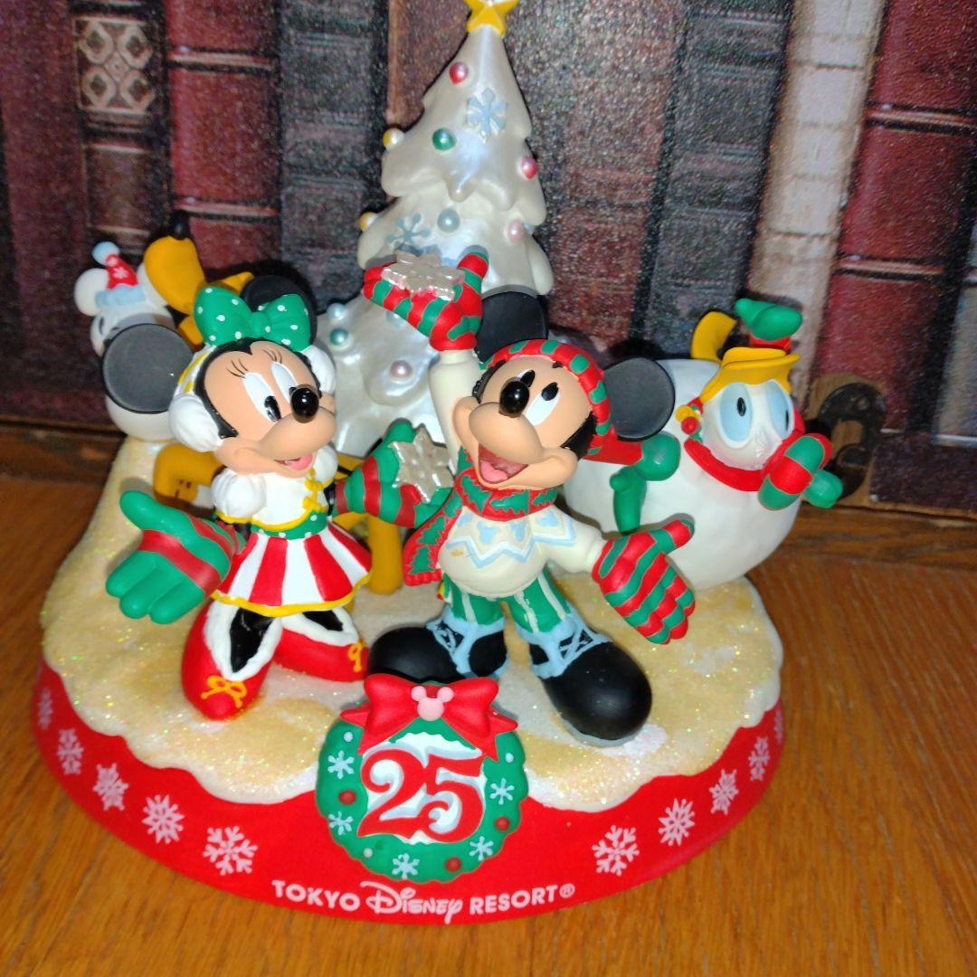 ミッキー ミニーマウス クリスマスフィギュア 2002