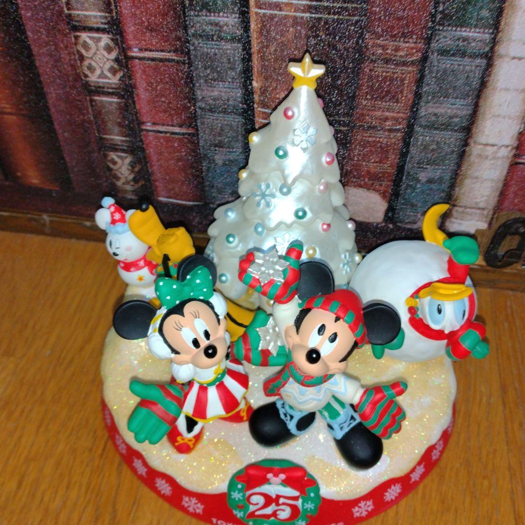 ミッキー ミニーマウス クリスマスフィギュア 2002