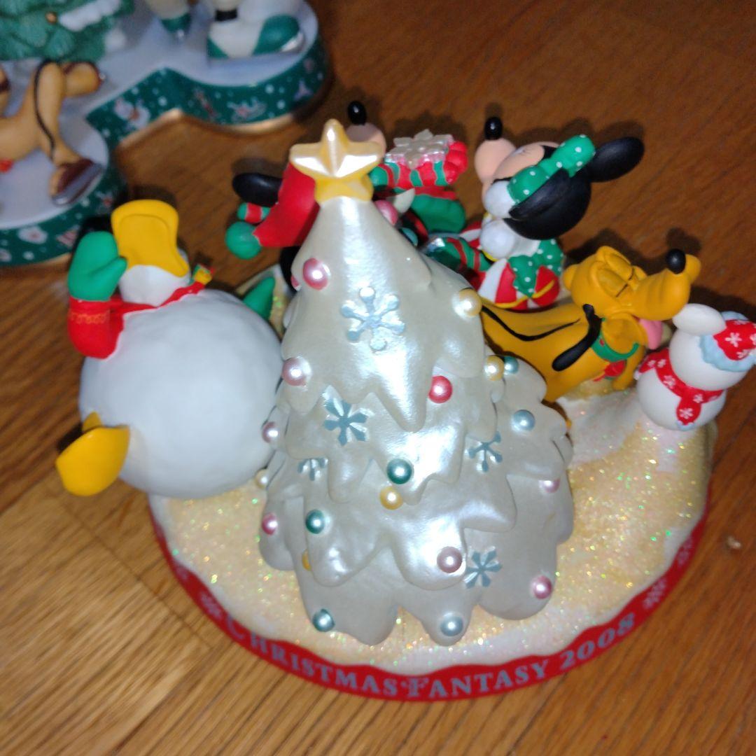 ミッキー ミニーマウス クリスマスフィギュア 2002