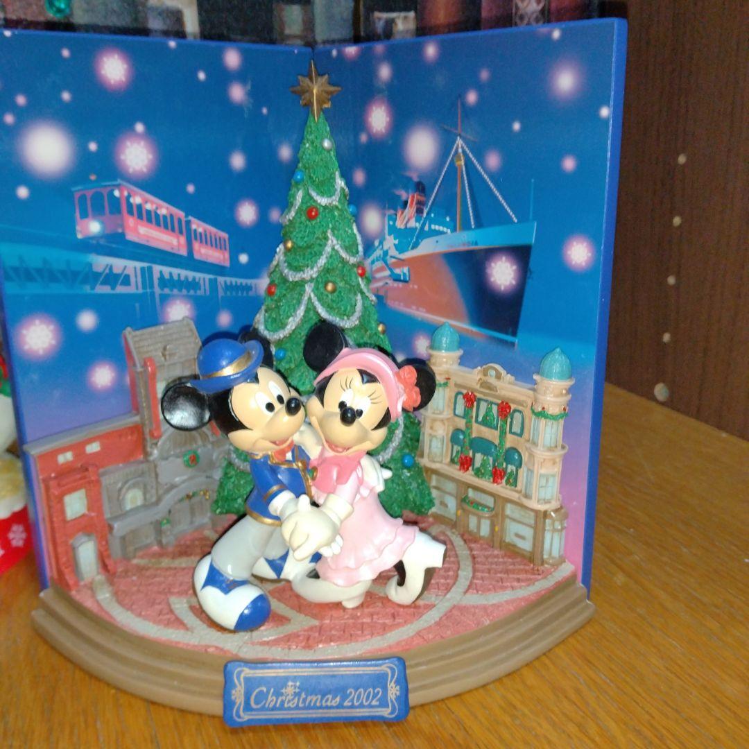 ミッキー ミニーマウス クリスマスフィギュア 2002