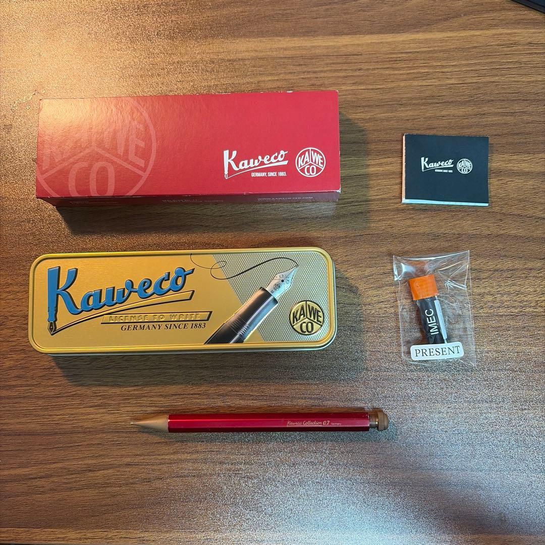 Kaweco Collection 07 レッドシャープペンシル 箱付き