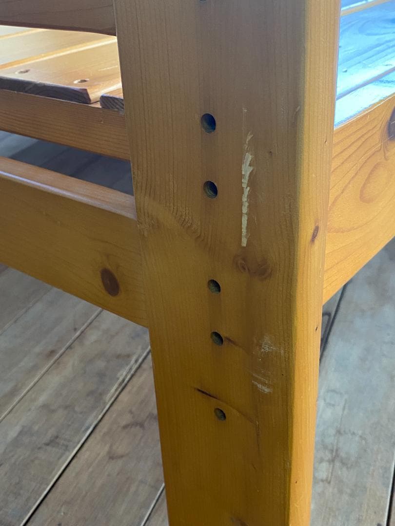 高さ3段調節　すのこベッド　セミダブル