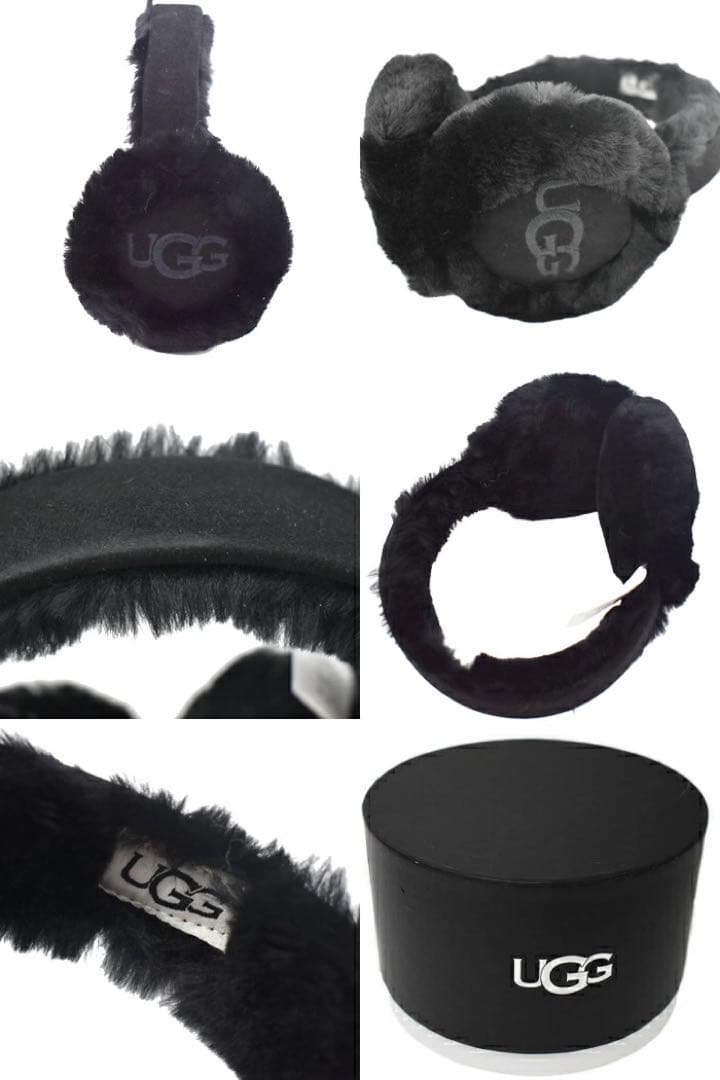 UGG ブラック イヤーマフ