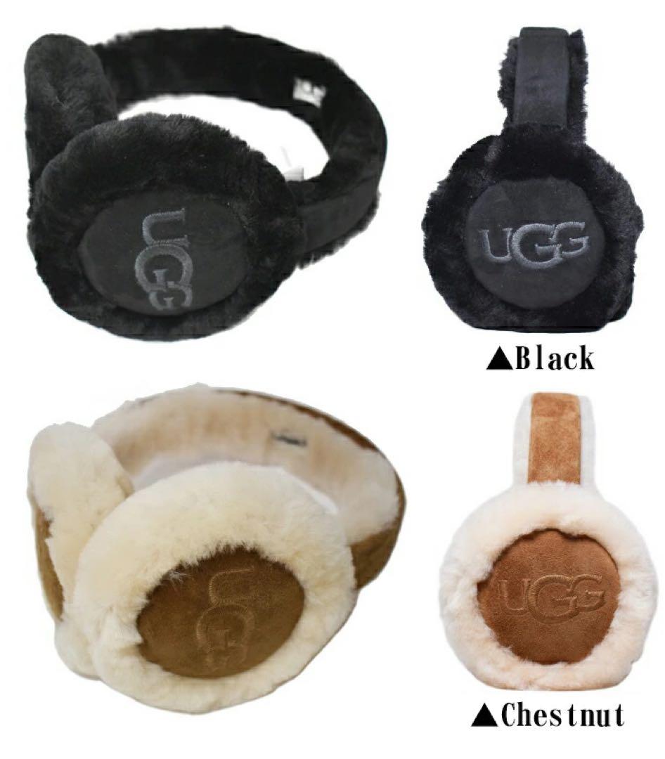 UGG ブラック イヤーマフ