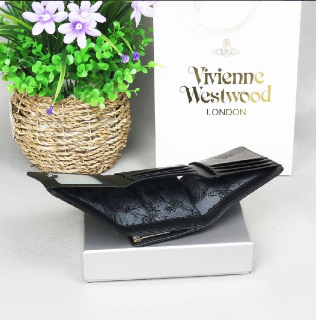 Vivienne Westwood ヴィヴィアン 三つ折り財布 レザー o(
