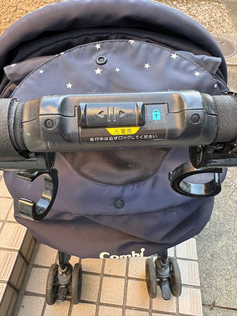 Combi 折りたたみベビーカー スゴカルa 4キャス　Light ネイビー