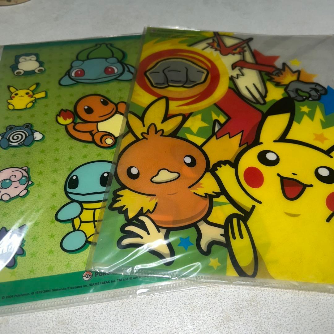 ポケモンセンター2004クリアファイル 2枚