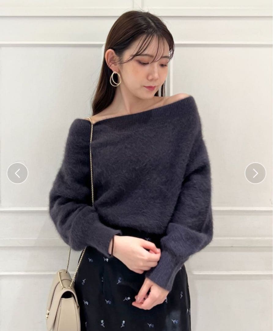 [セール] スナイデル　フォックスアルパカオフショルプルオーバー