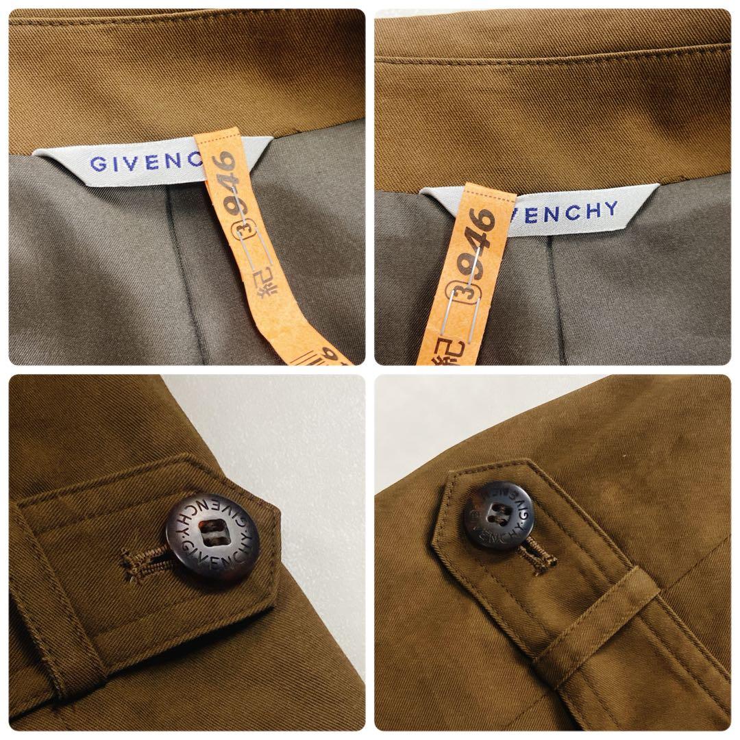 極美品 LL 大きいサイズ ジバンシー ロング ダブルトレンチコート