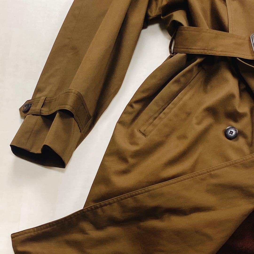 極美品 LL 大きいサイズ ジバンシー ロング ダブルトレンチコート