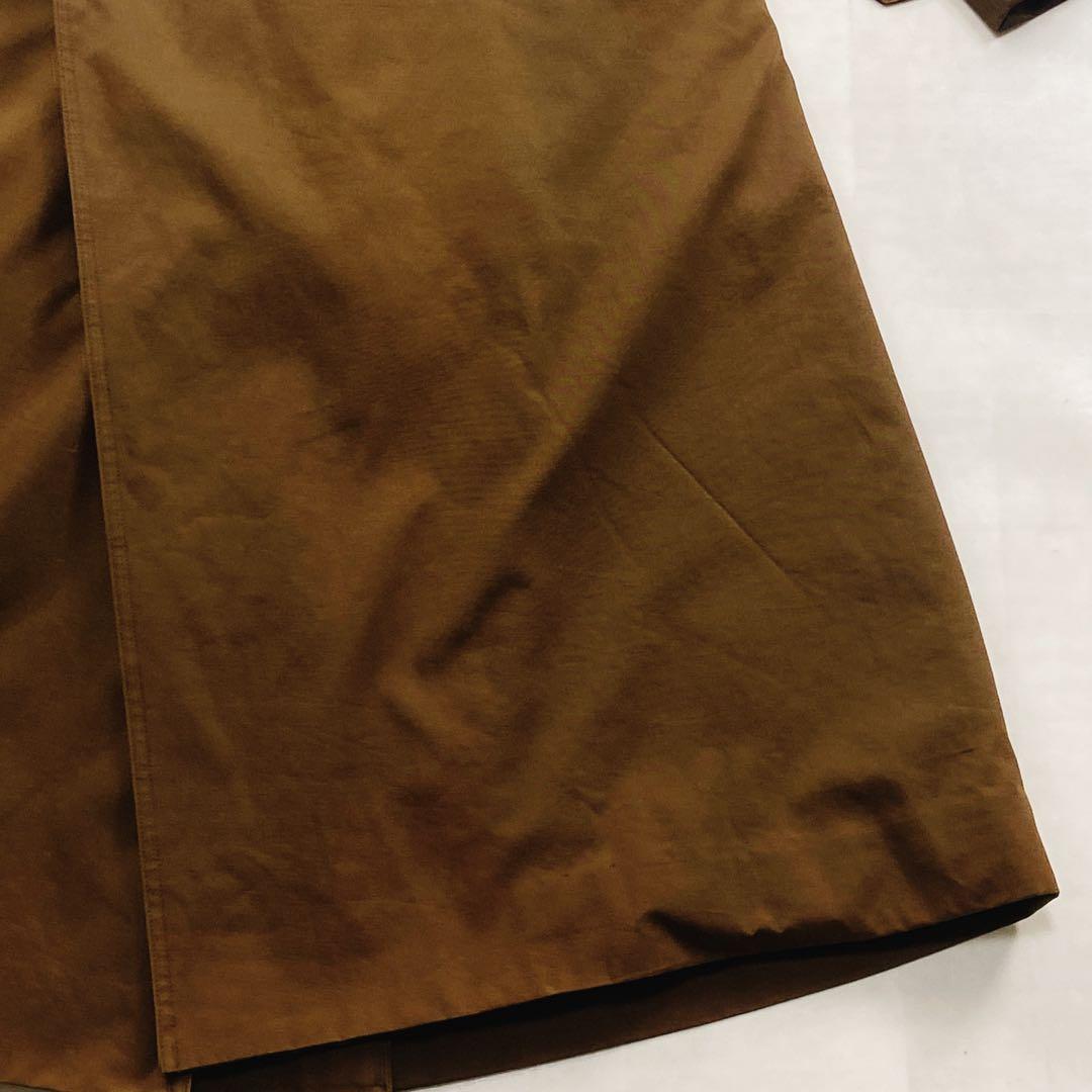 極美品 LL 大きいサイズ ジバンシー ロング ダブルトレンチコート