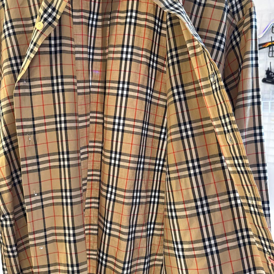 burberrys ノバチェック 長袖 シャツ