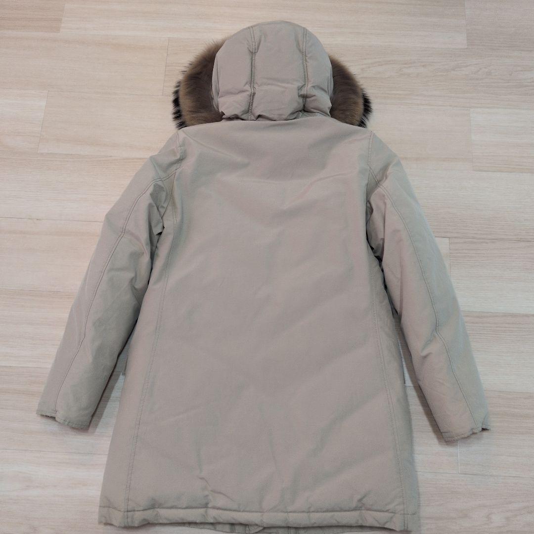 大特価✨ウールリッチ　ダウンジャケット　ベージュ　ファー　レディース　S