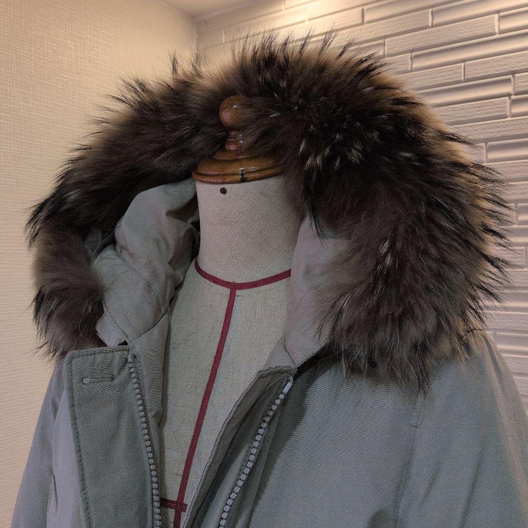 大特価✨ウールリッチ　ダウンジャケット　ベージュ　ファー　レディース　S