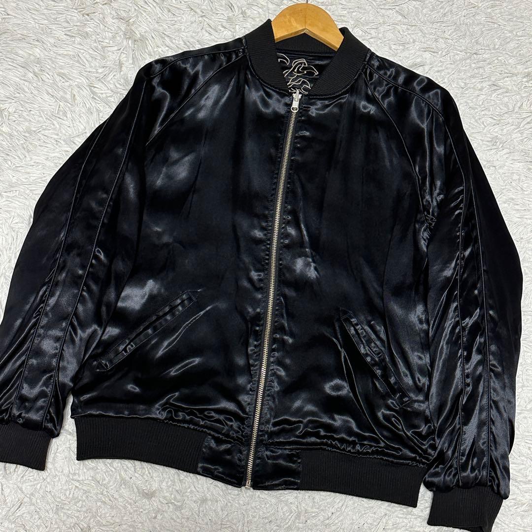 専用豪華刺繍 絡繰魂 22ss 粋 リバーシブル 龍乱れ スカジャン Mサイズ