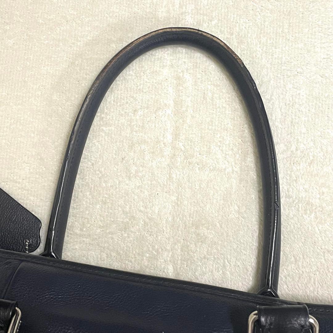 【美品】 コーチ 2way トートバッグ メトロポリタン 肩掛け チャーム付