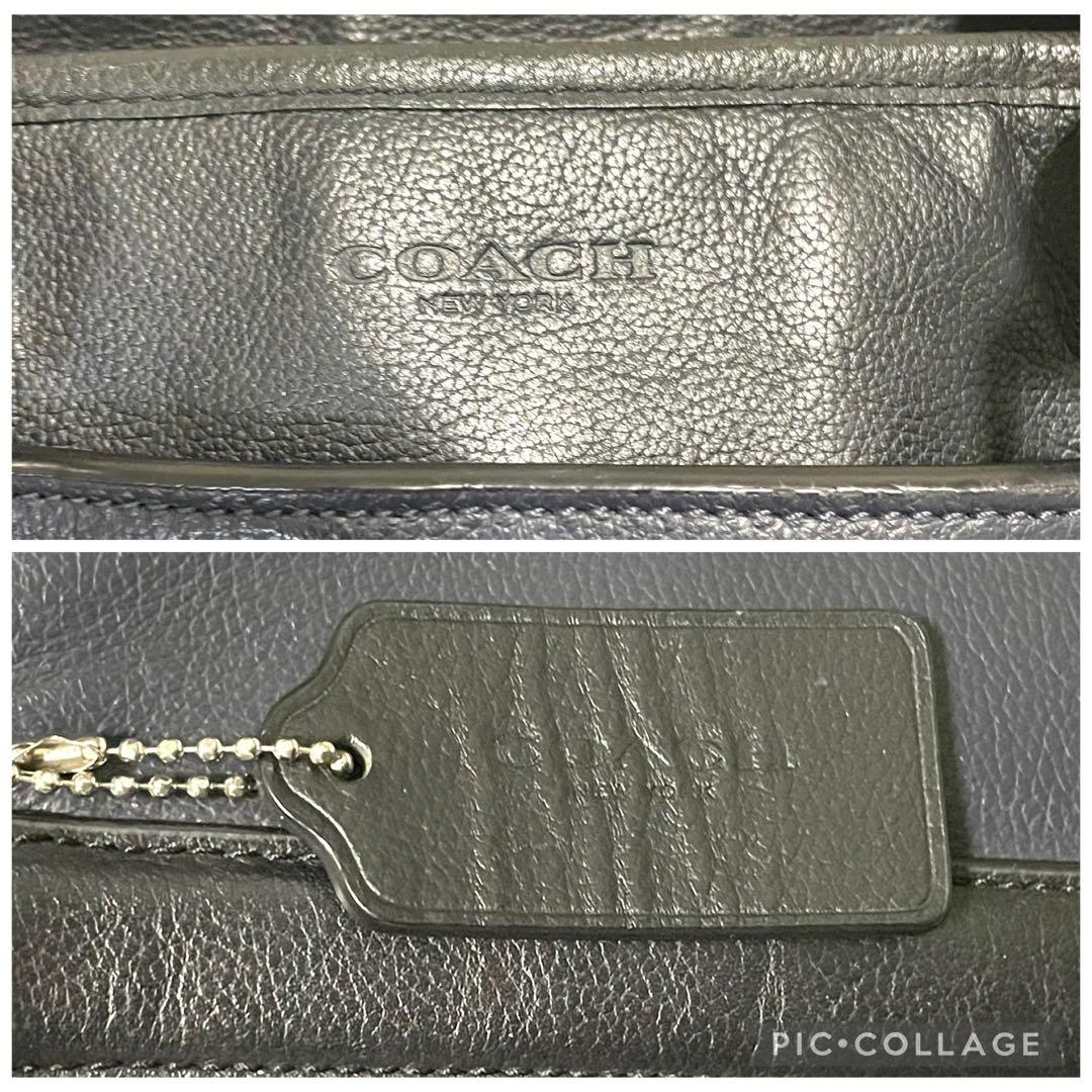 【美品】 コーチ 2way トートバッグ メトロポリタン 肩掛け チャーム付