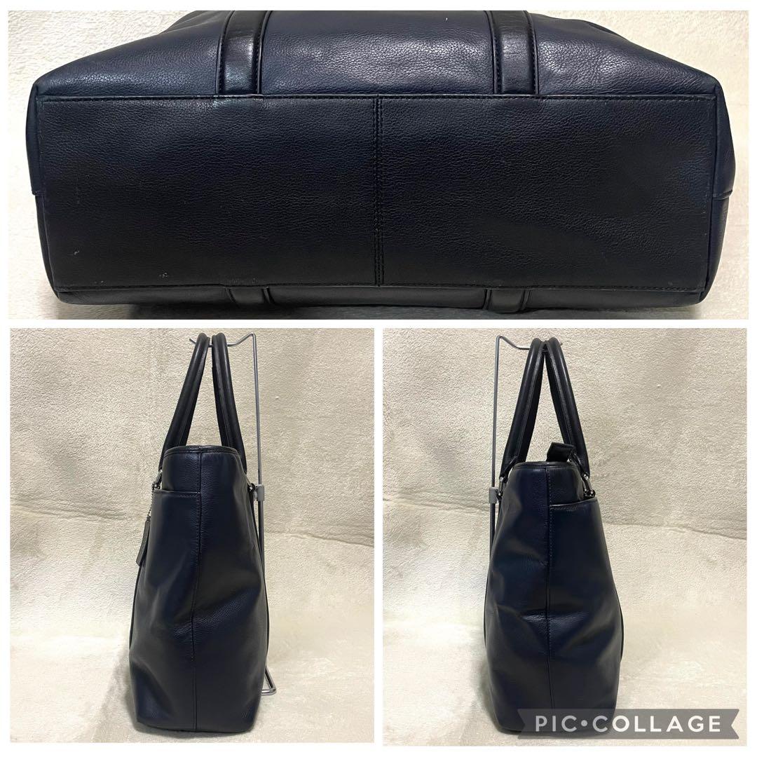 【美品】 コーチ 2way トートバッグ メトロポリタン 肩掛け チャーム付