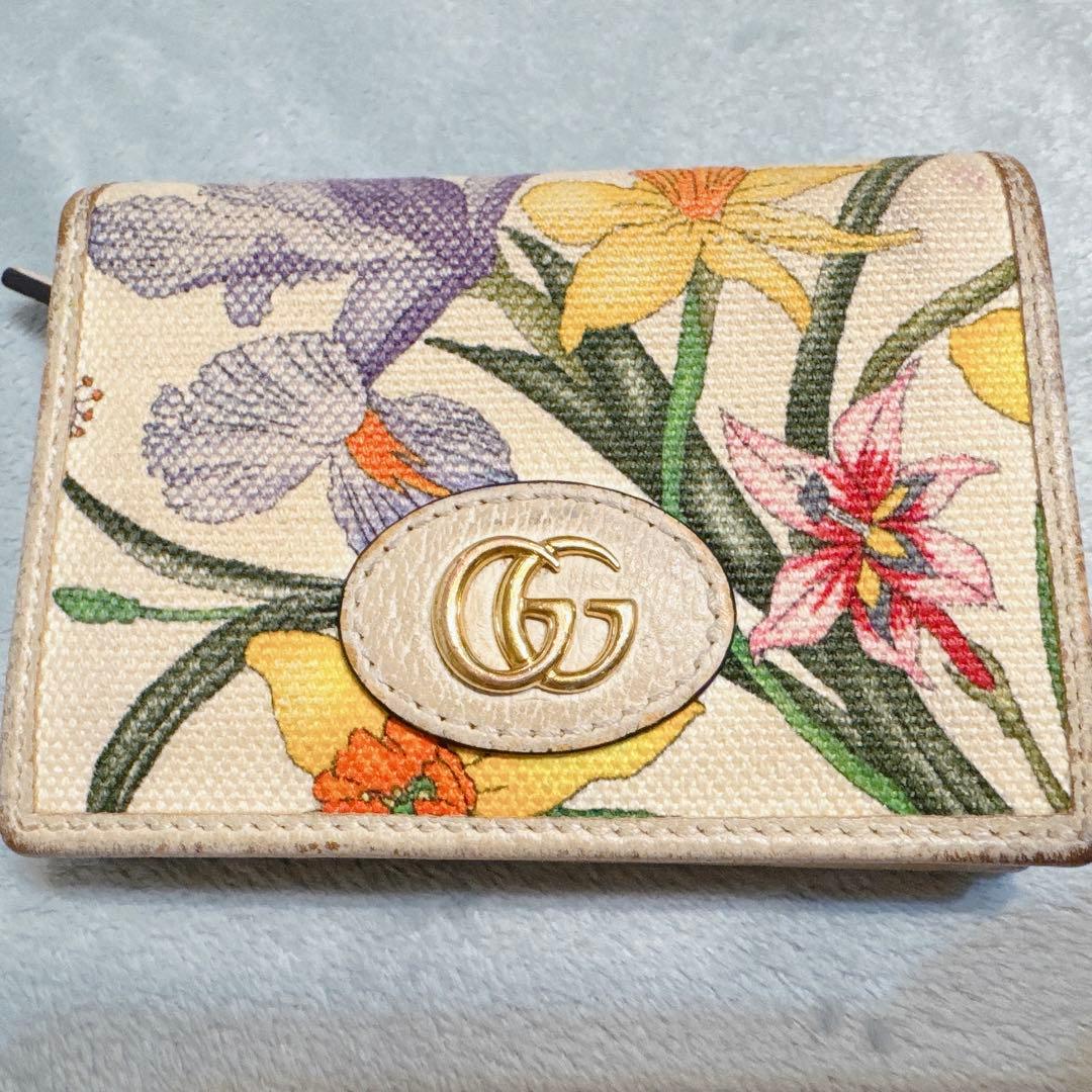 【日本限定デザイン】 GUCCI 二つ折り財布