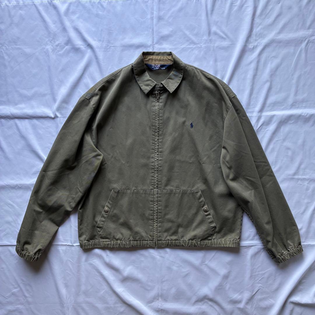 古着　90s　ポロバイラルフローレン　スウィングトップ　ハリントンジャケット
