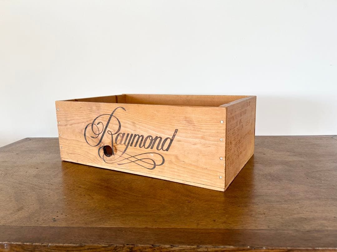 80s Raymond 木箱　アメリカ　ビンテージ