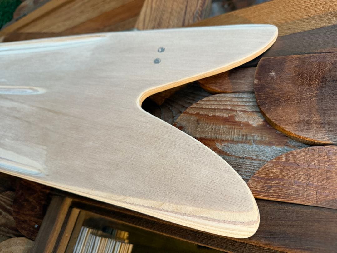 雪板143 フィッシュ　デッキテープ　リーシュ