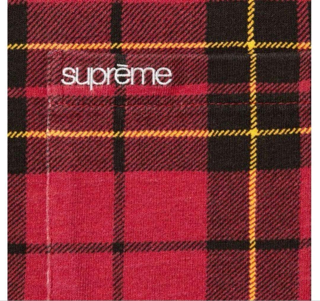 Supreme TシャツS/S Pocket Tee #8 plaid 25