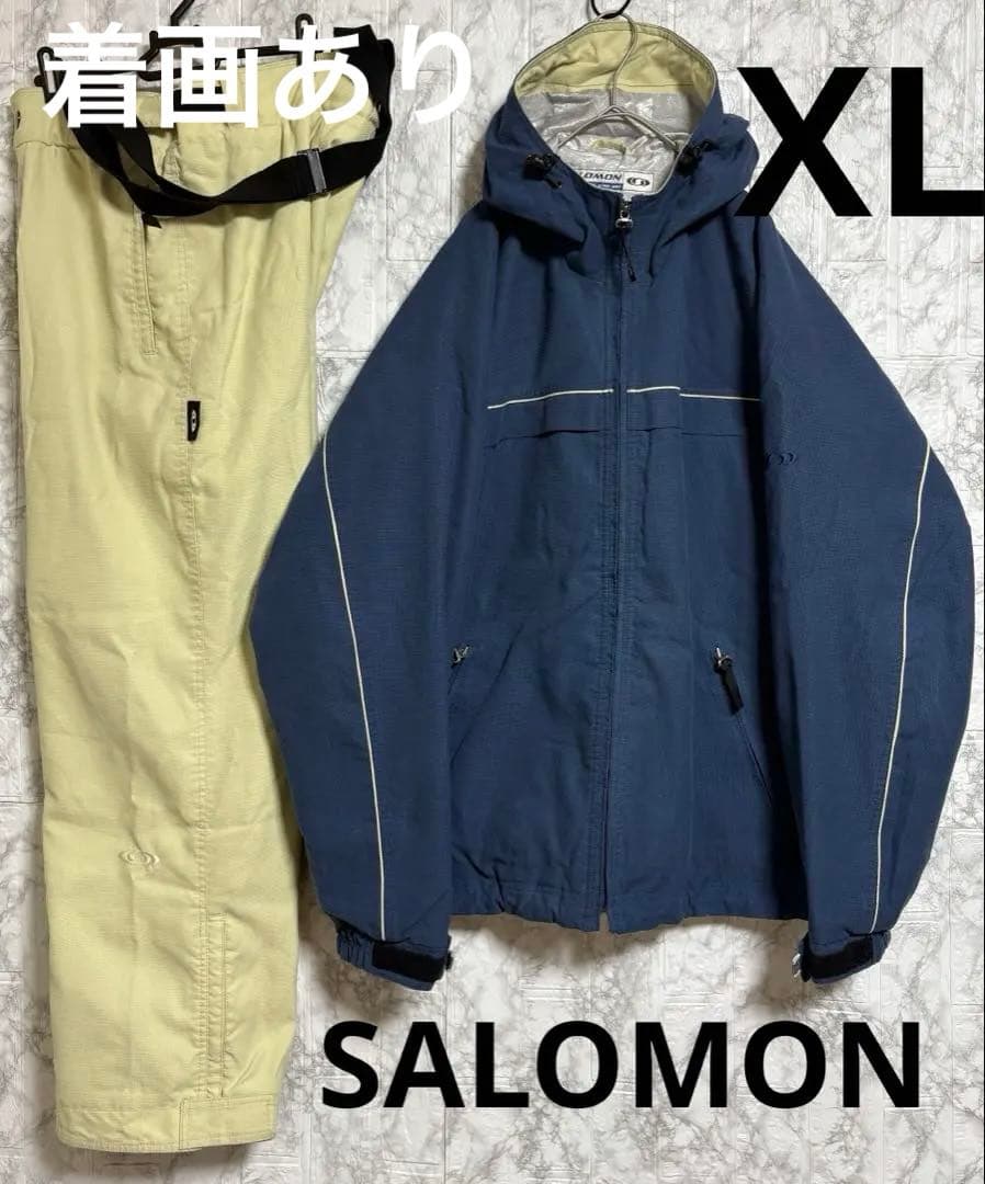 SALOMONサロモン　防水　スノボウェア　スキーウェア　メンズ　XL