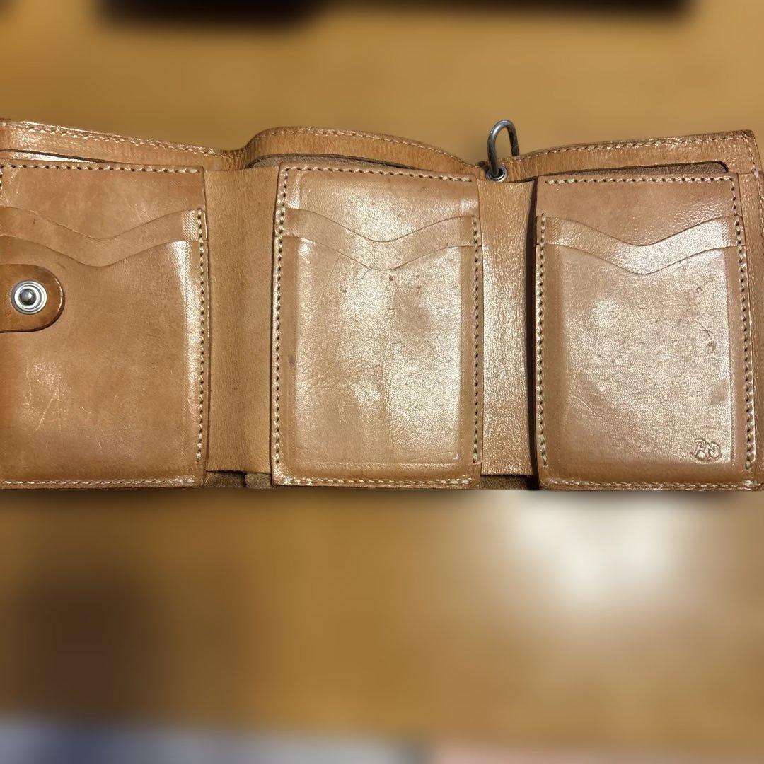 RED MOON 三つ折り財布 レザー